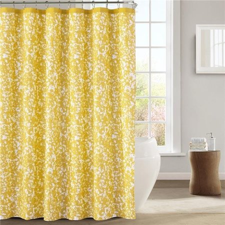 DUCK RIVER TEXTILE Kensie SUSI 4267D=12 SUSIE SHOWER CURTAIN /YELLOW SUSI 4267D=12